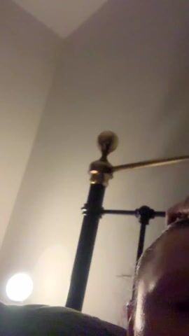 The video shows a close-up of a person's face. The person speaks the line "Sorry but Facebook didn't grow in a day". The video is tightly framed, focusing on the skin, eye, nose and mouth.  The lighting appears to be dim.