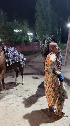 Evening leisure activities captured across Khujand, Tajikistan
