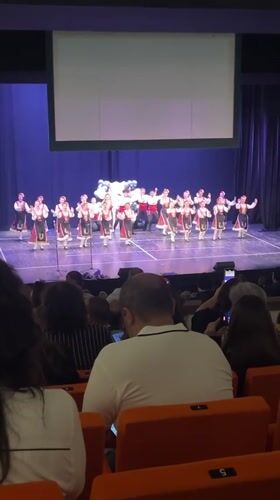 Traditional folk dance performed in Stara Zagora, Bulgaria
