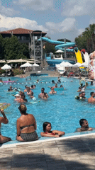Full day at a Manavgat resort pool, Barut Hemera