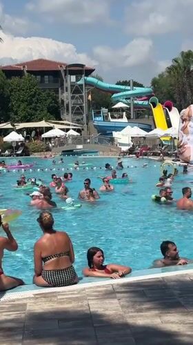 Full day at a Manavgat resort pool, Barut Hemera