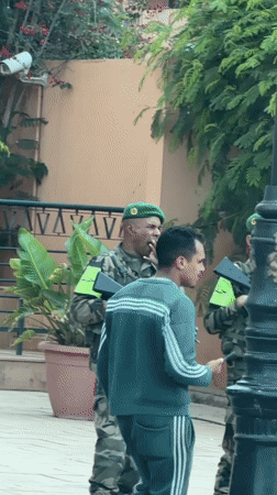 Armed military personnel observed in Marrakesh