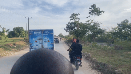 Morning commute through Nigerian towns captures local life