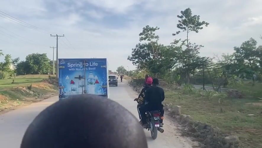 Morning commute through Nigerian towns captures local life