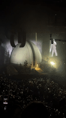 Concert with futuristic dome stage draws crowds in Montreal