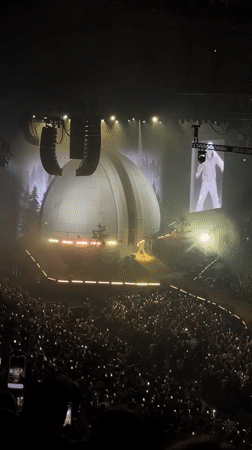 Concert with futuristic dome stage draws crowds in Montreal