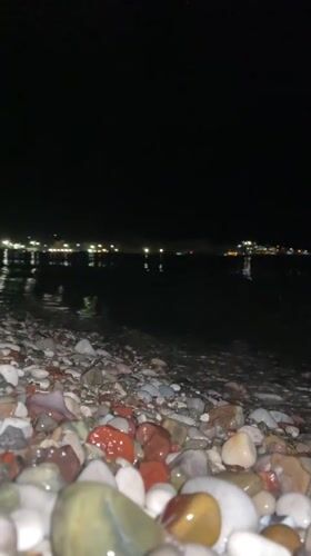 Nighttime scenes documented across Bar, Montenegro coastal area