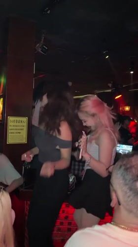 Nightclub scene captured in Liangjiang during weekend afternoon