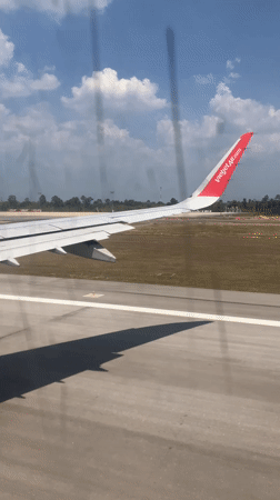 Vietjet flight operations documented at Thai airport