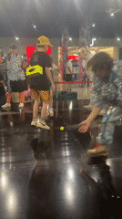 Children's entertainment event held at Russian shopping mall