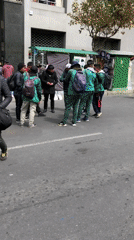 Educational policy protest draws crowds in La Paz streets