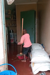 Morning domestic activities documented in Turbo, Kenya household