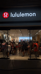Crowds Queue Outside Lululemon Store in Puebla, Mexico