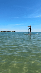 Quiet morning in the Adriatic shallows, Civitanova Marche