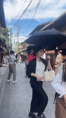 Morning street life and anime culture observed across Kyoto