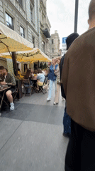 Saint Petersburg streets and a bar DJ set, one June evening