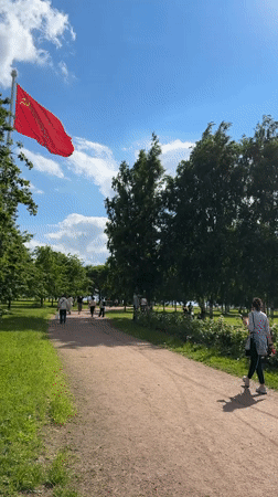 Summer day exploring Saint Petersburg's parks, waterways and landmarks