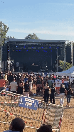 Outdoor music festival in full swing in Saint-Just-Saint-Rambert