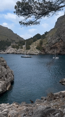 Scenic Mediterranean bay views captured in Escorca, Spain