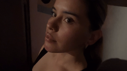 Woman records multiple selfies in Sumalao, Argentina early Friday