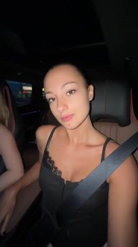 Two women spotted driving at night in Rawai, Thailand