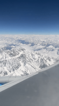 Flight memories captured over Tashkent during morning hours