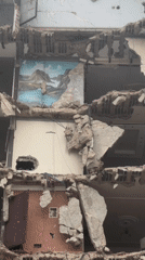 Collapsed building and rubble in Gaza, September 2026