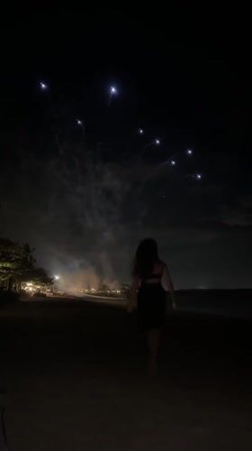 Nighttime resort documentation captured in Kuta Selatan, Indonesia