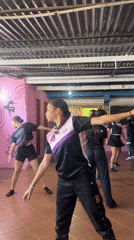 Dance class rehearsal captured in El Espinal, Venezuela
