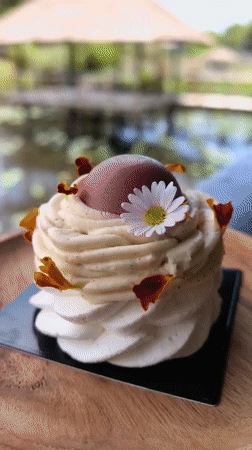 Morning pastries and pond vibes at a Ko Samui café