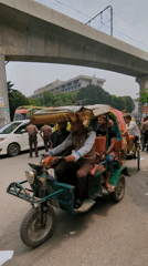 Morning street life documented across Dhaka during rush hour