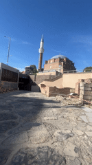Routine activity documented near Sofia's Banya Bashi Mosque area