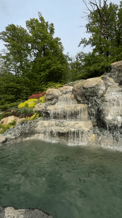 Tourist visits recreational park attractions in Goryachiy Klyuch, Russia