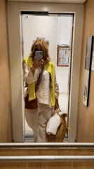 Morning moments captured in Budva: elevator selfie, tree climber