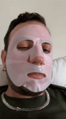 London resident uses facial masks during afternoon skincare routine