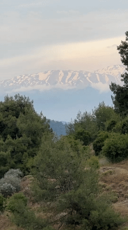 Tourist captures overcast coastal views in Fethiye, Turkey