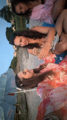 Young women gather for sunset beach outing in Tsarevo