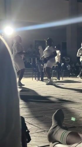Dance performance and volleyball match recorded in Maiduguri