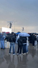 Rain-soaked crowds attend Jastar Open Air festival in Kokshetau