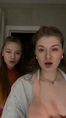 Two women photographed together in Kazan