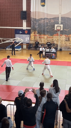 Youth martial arts tournament and daily life in Budva