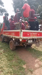 Decorated vehicle procession observed in Eziudo, Nigeria