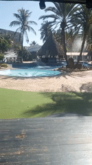 Tourist captures poolside and street scenes in Porlamar, Venezuela