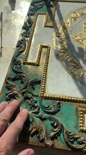 Ornate geometric artwork observed in early morning Novosibirsk
