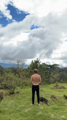 Yoga and quiet hillside time in Ban Khun Wang's mountain scenery
