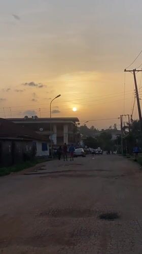 Evening life documented across two Nigerian cities during sunset