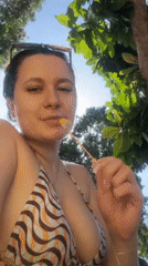 Tourist documents early morning resort vacation in Karon Thailand