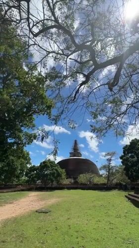 Ancient Buddhist ruins documented at Polonnaruwa archaeological site, Sri Lanka