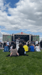 Band Найлшери performs at outdoor Moscow music festival