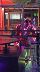 A night on Benidorm's strip: bars, neon, and costumes